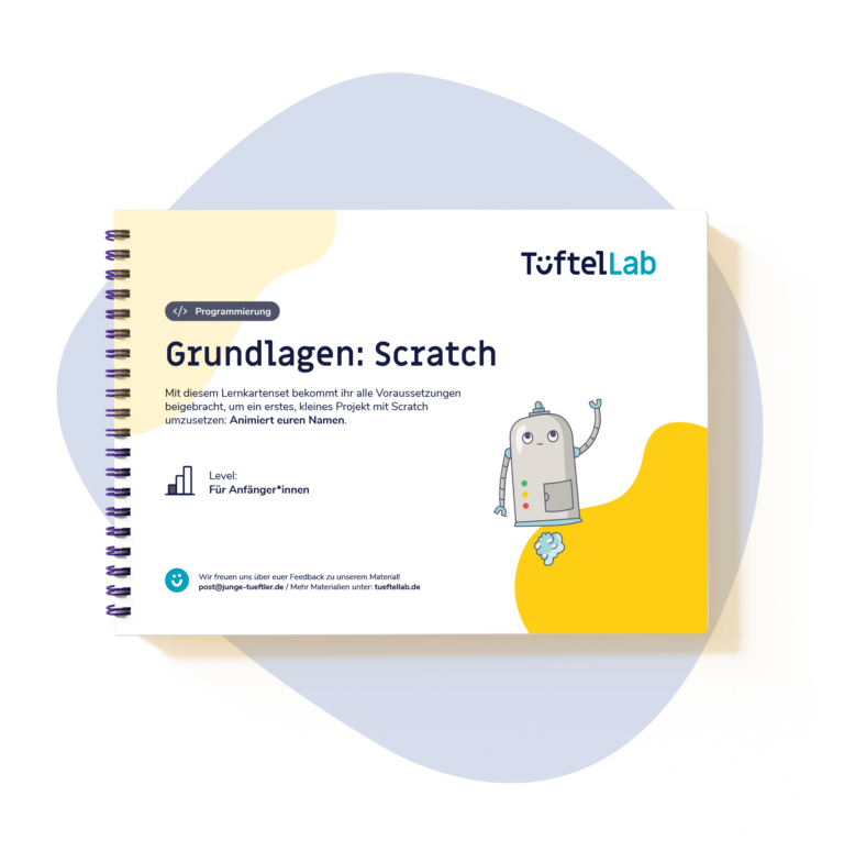 Lernkarten zum Programmierprogramm Scratch
