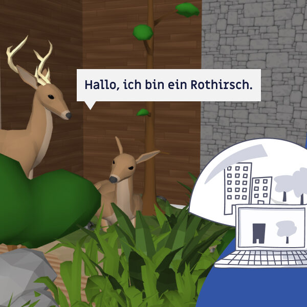 Tueftellab Kurskachel Konzept Unser Wald Cospaces Als Praesentationstool