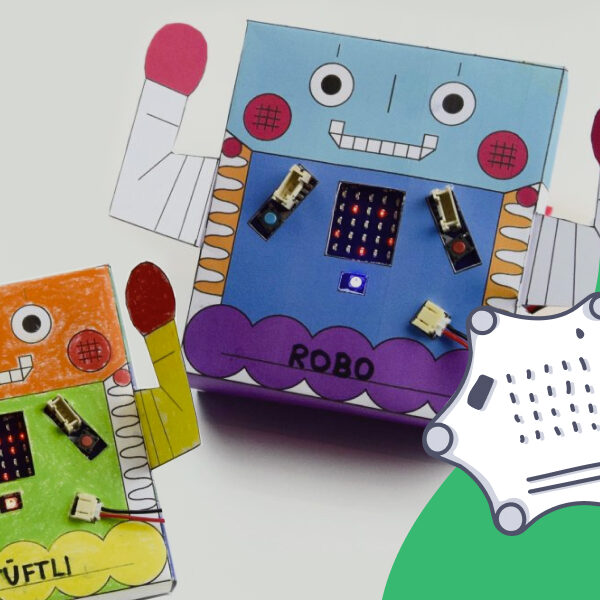 Tueftellab Kurskachel Tutorial Roboterbauenmitcalliopemini Wackeledition