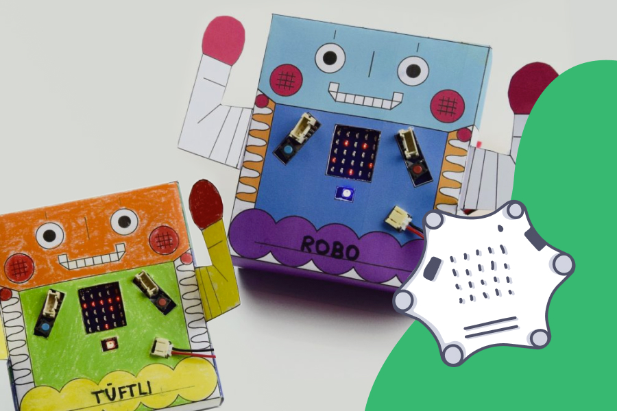 Tueftellab Kurskachel Tutorial Roboterbauenmitcalliopemini Wackeledition