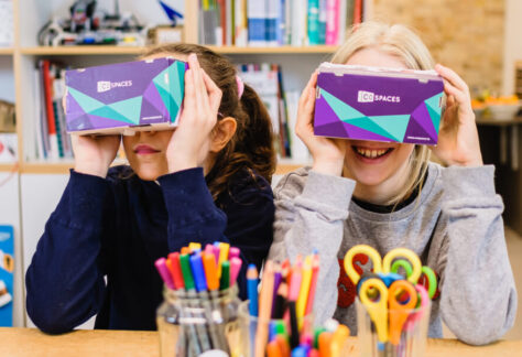 Tueftellab Vrbrille 2Kindermitvrbrillen Nahaufnhame Andiweiland
