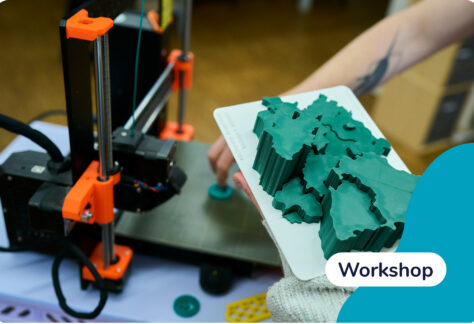 3D-Drucker In Einem Workshop