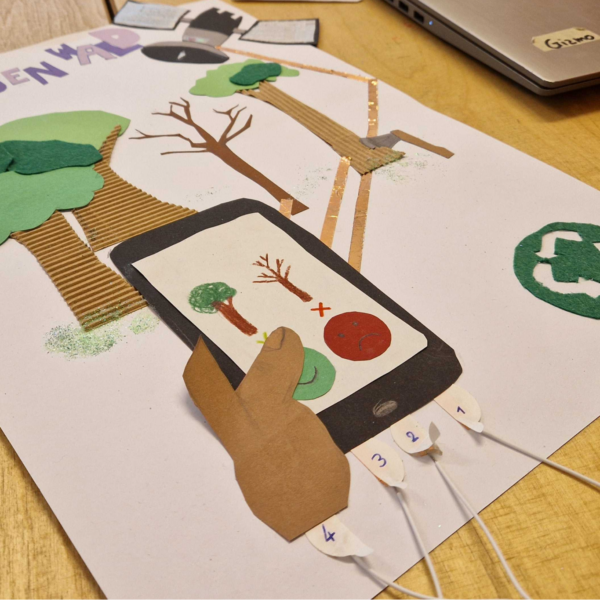 Sprechendes Poster Zum Umweltschutz Mit Scratch Und Makey Makey