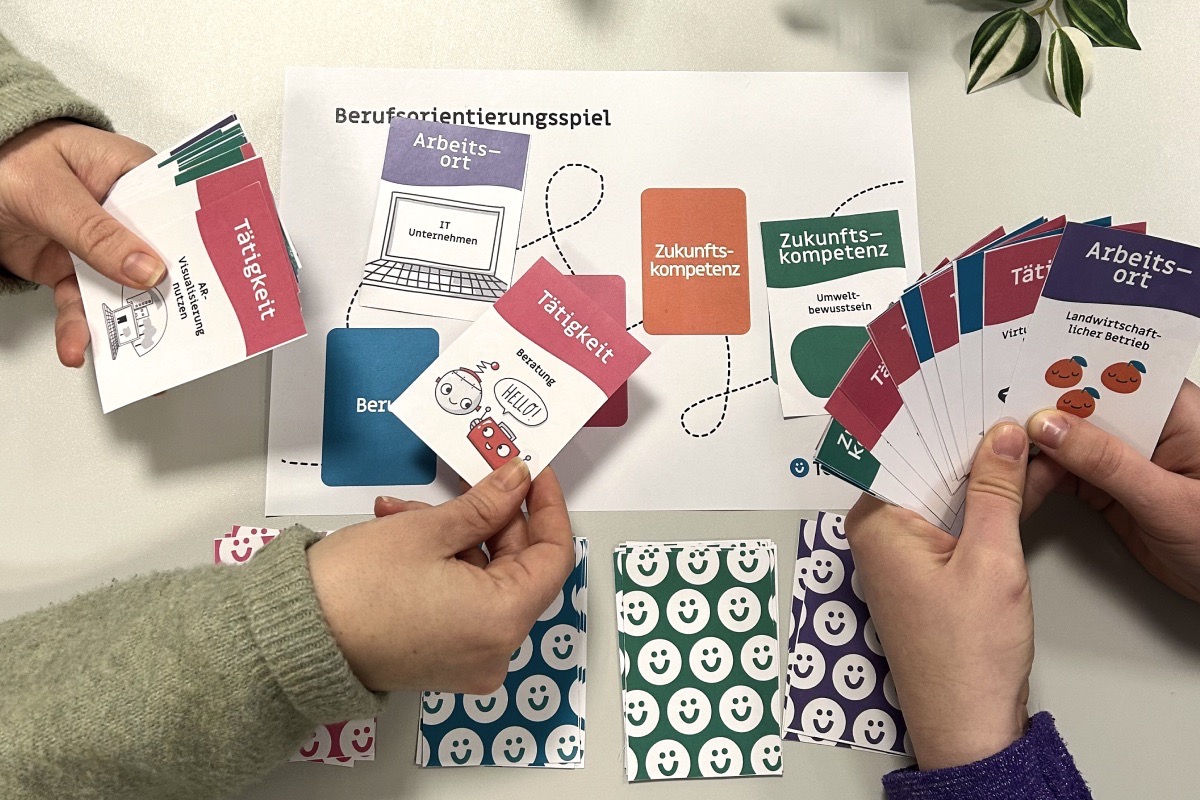 Tueftellab Methodenunddidaktik Kartenspielberufsorientierung Projektbild 1