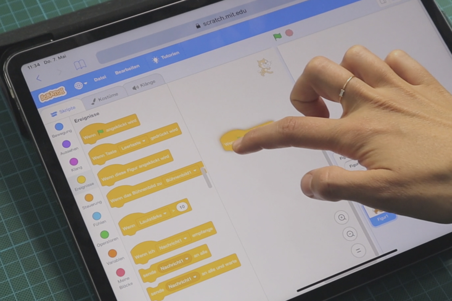 Tueftellab Scratch Grundlagen Projektbild 1