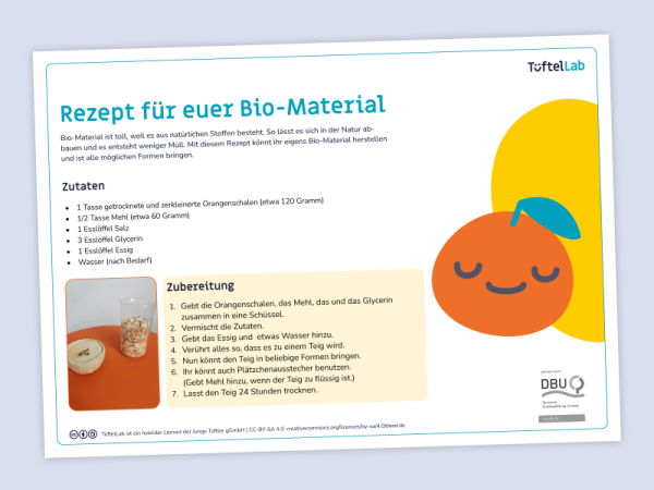 Tueftellab Kurskachel Rezept Biomaterial Kursuebersicht 1