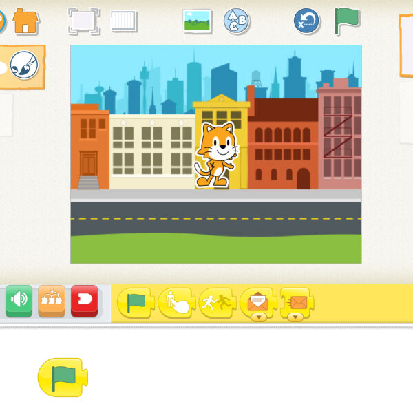 Tueftellab Scratchjr Grundlage Screenshot Projektbild 1