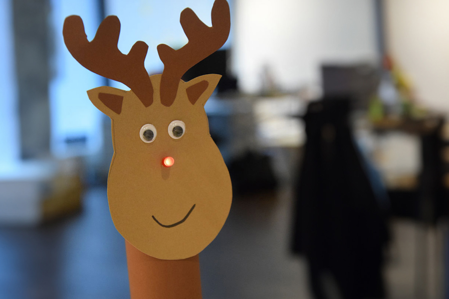 Tueftellab Stiftundpapier Tutorial Rudolphmitderrotenleuchtnase Projektbild 1